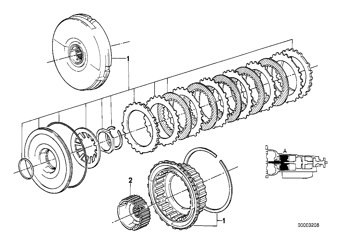 ZF 4HP22/24 Sprzęgło napędowe A