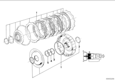 ZF 4HP22/24 구동 클러치 B