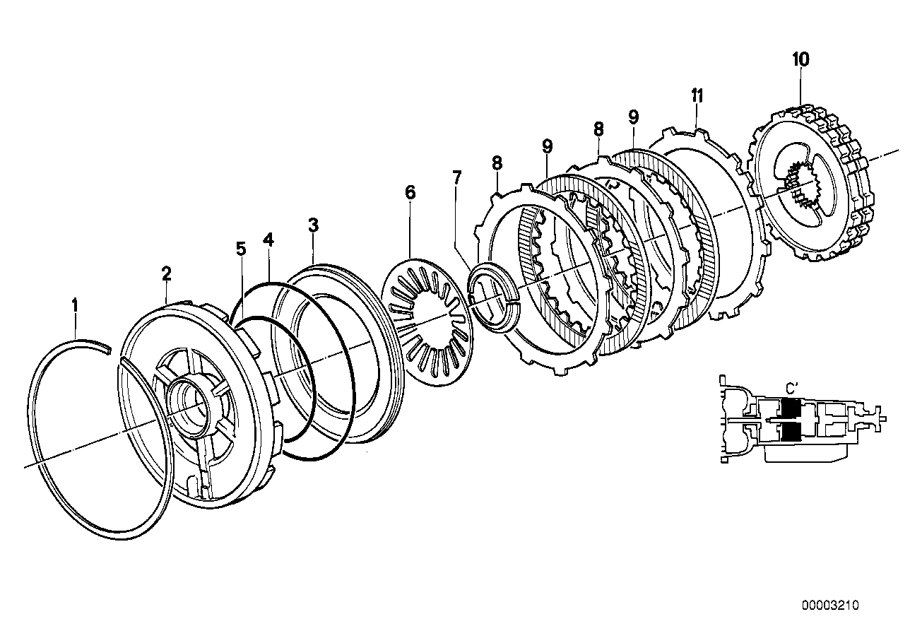 ZF 4HP22/24 Bremskupplung C'