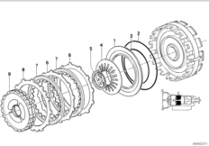 ZF 4hp22/24 brake clutch C