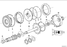 ZF 4hp22/24 planet wheel sets