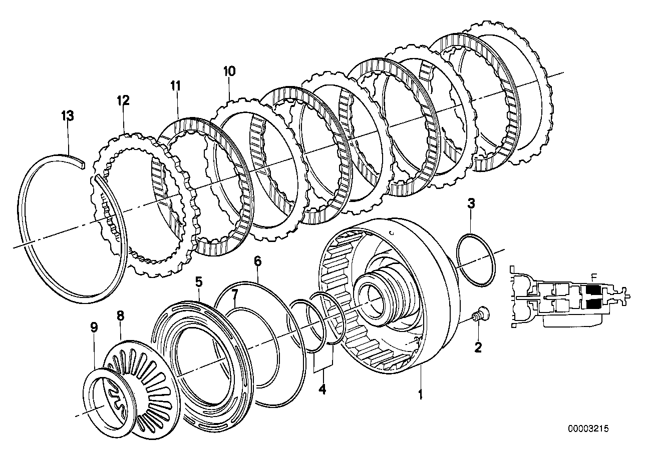 ZF 4HP22/24 Φρένο F