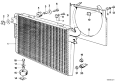 Radiator/frame