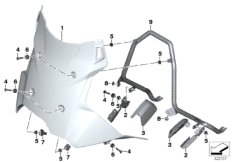 Windschild / Befestigung