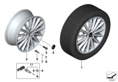 MINI LA wheel, multi spoke 505