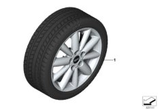 Winter wheel&tyre Radial Spoke 508