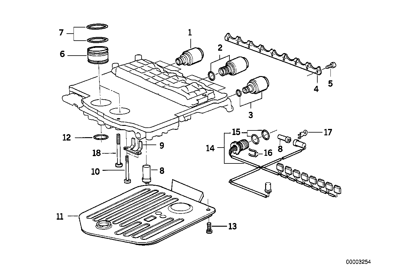 A5S560Z attach.parts/control valve assy