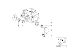 Air intake tubes