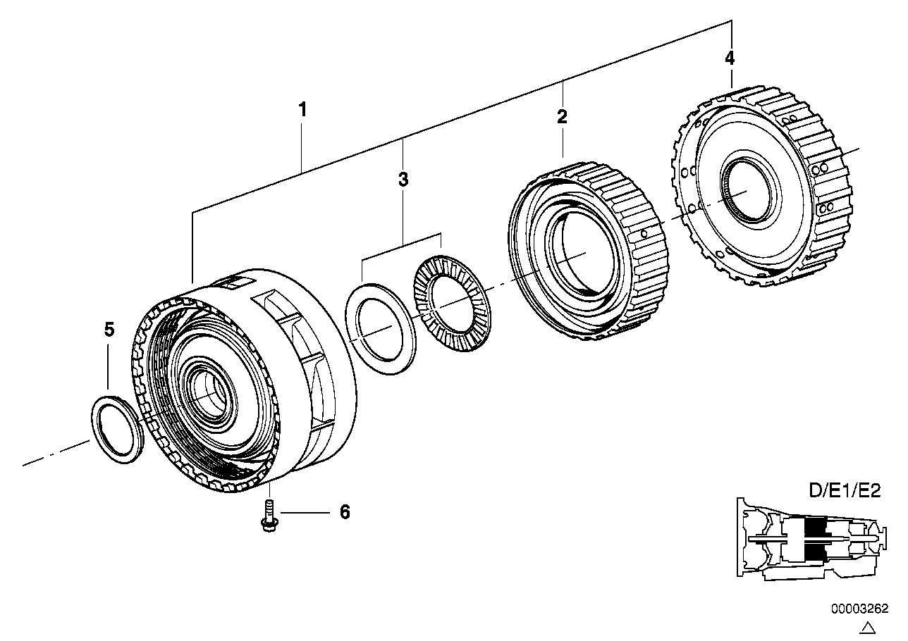 A5S560Z brake clutch D/e1/e2