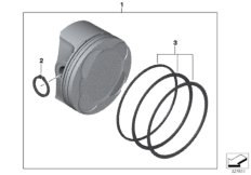 Piston, -Münferit parçalar