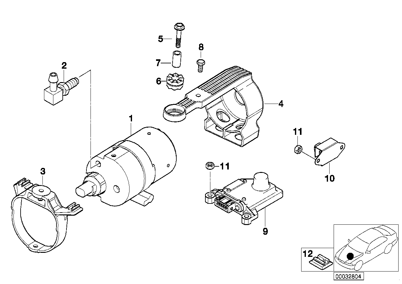 DSC 预增压泵/传感器/安装件