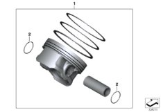 Piston, -Münferit parçalar