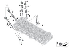 Timing gear - Intake valve/exhaust valve