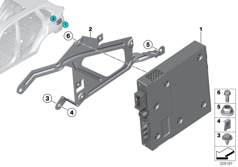 Module TV / support