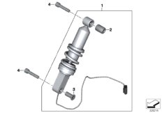 Jambe de suspension ESA avant