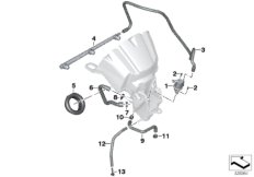 Intake noise system / mounting parts