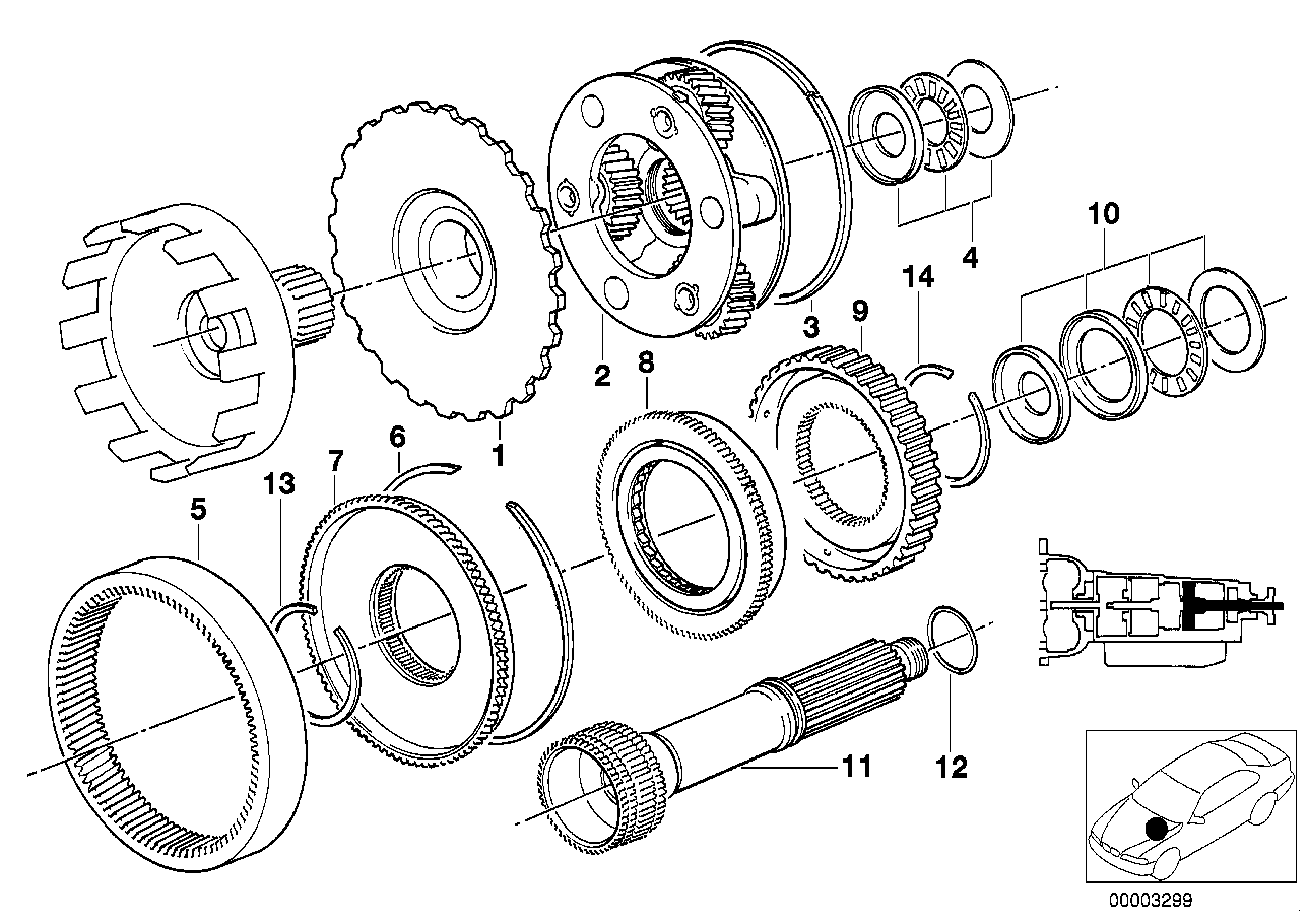 ZF 4HP22/24 Planetenradsätze