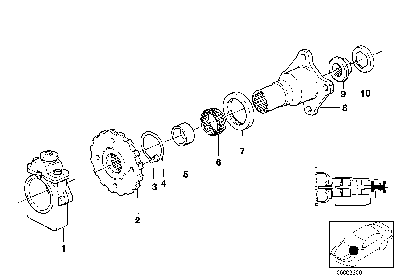 ZF 4HP22/24-H Saída