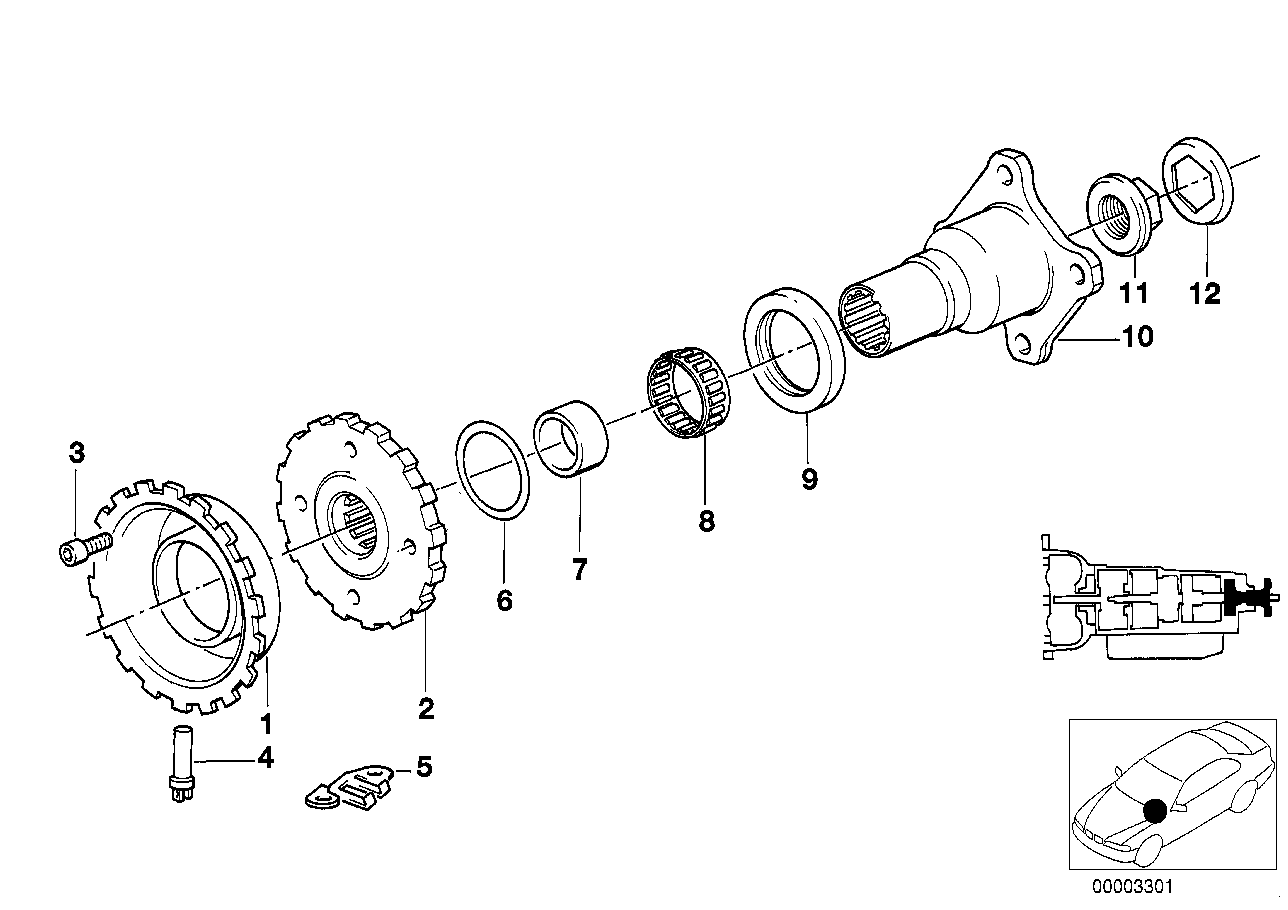 ZF 4HP22/24-EH Saída