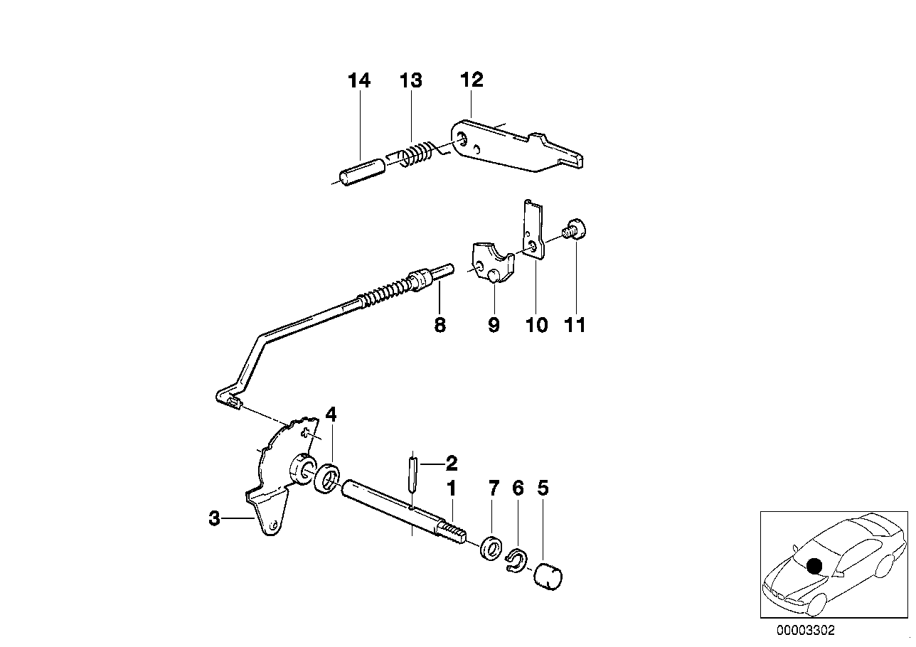 ZF 4HP22/24-EH Vites değ./Park kilidi