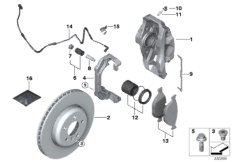 Vorderradbremse-Bremsbelag-Power Kit