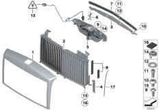 Radiator grill / radiator figure