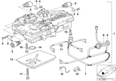 ZF 4hp22/24-EH boit.comman.+piec.a mont.