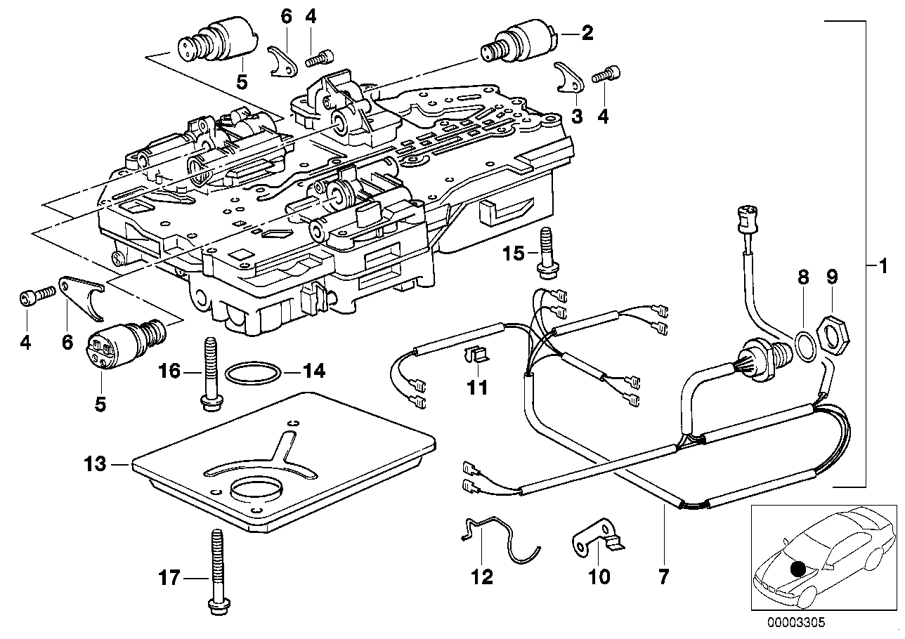 ZF 4HP22/24-EH 换档机构 + 安装件