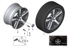 BMW 轻质铝合金轮辋 星形轮辐 490 - 19''