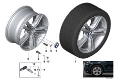 Roue all. BMW M rayons doubl. 467-19''