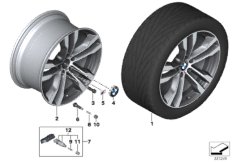 BMW LA wheel, M double spoke 468 - 20''