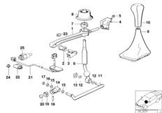 Schaltung mechanisches Getriebe