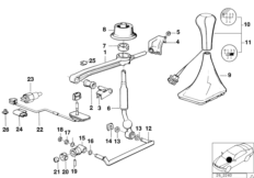 Gearshift, mechanical transmission