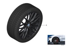 Winter wheel&tyre, double spoke 405M