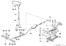 Pièces de cde de boite automatique