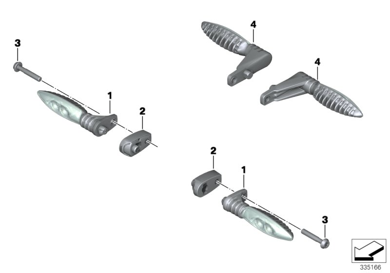 Retrofit kit, LED, direction indicator