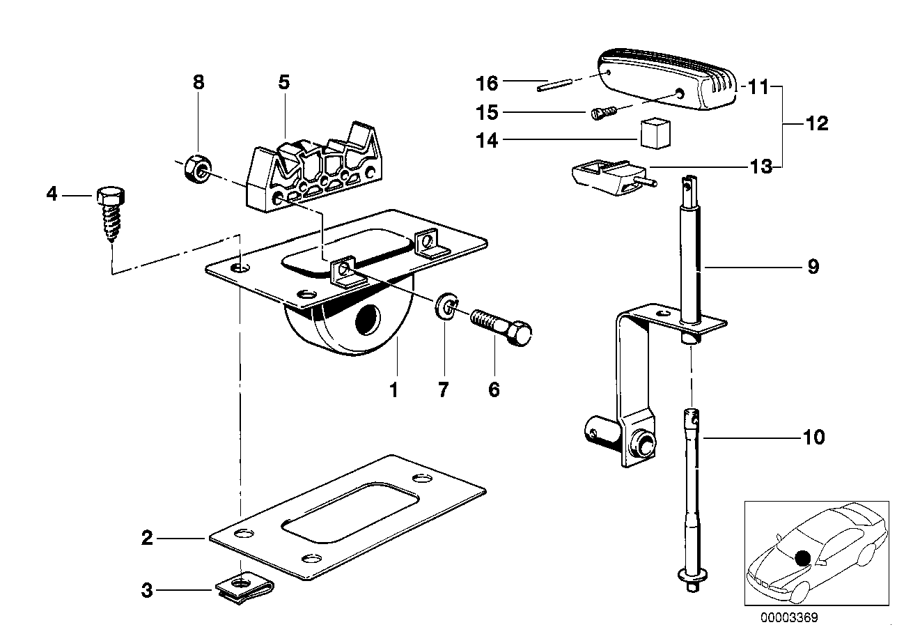 Gear shift parts, automatic gearbox