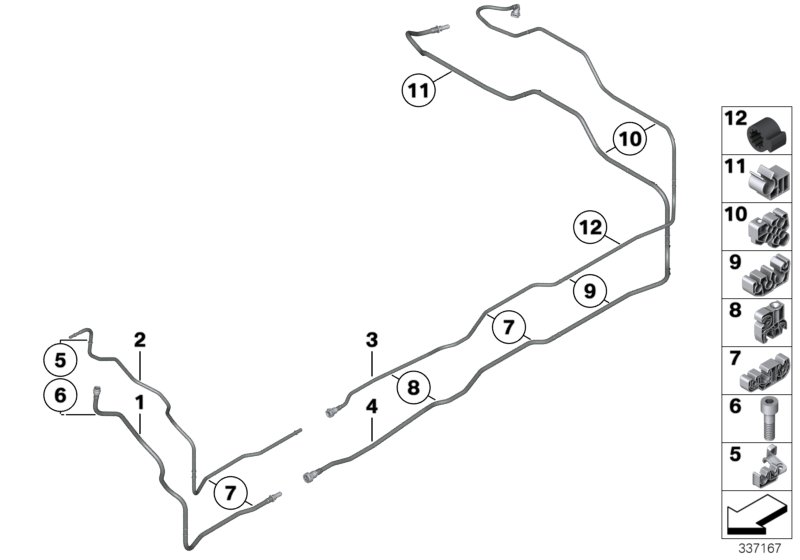 燃油管路/固定件