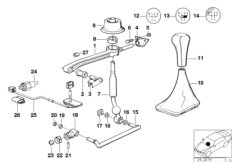 Schaltung mechanisches Getriebe