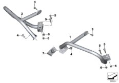 Schutzbügel hinten/Anbauteile Behörde