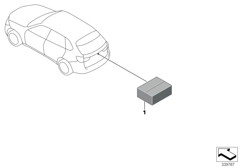 Inbouw achteruitrijcamera