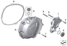 Coperchio di carter del motore destra