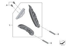 Riel tensor / carril de deslizamiento