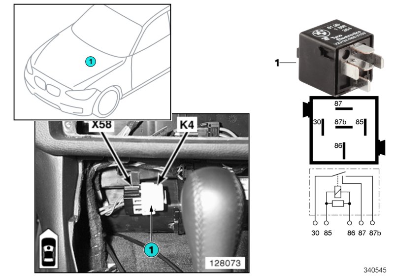 Relé ventilador de calefacción K4