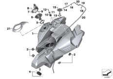 Serbatoio del carburante/pezzi di montag