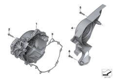 Motorcarterdeksesl rechts