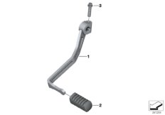 External gearshift parts/Shift lever