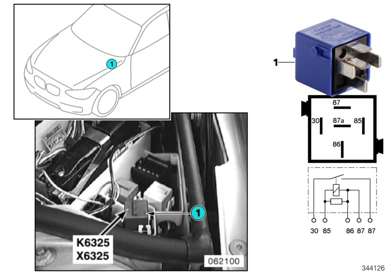 Ρελέ φωτός όπισθεν K6325