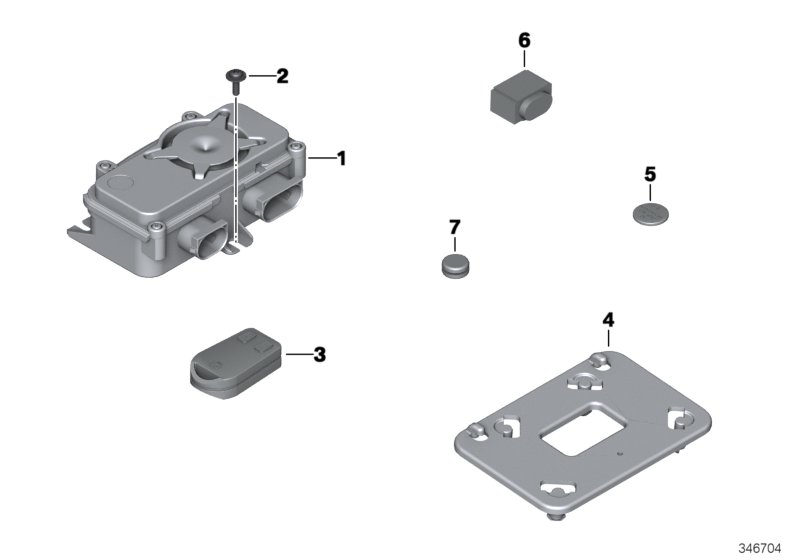 Control units, alarm system and RDC