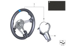 M Performance steering wheel, Alcantara